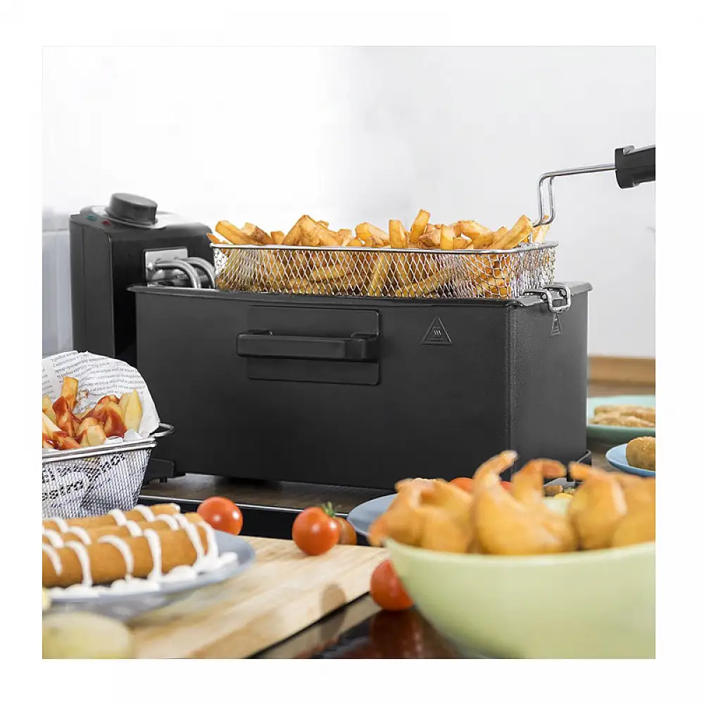 Φριτέζα με Φίλτρο Καθαρισμού Λαδιού Cecotec CleanFry Infinity 3000 3 Lt Χρώματος Μαύρο CEC-03072