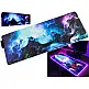 Gaming Mouse Pad XXL με Οπίσθιο LED Φωτισμό RGB – 90x40cm 5907451341780 Verk Group