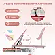 Παιδικό Γραφείο με Ρυθμιζόμενο Ύψος 80 x 51,5 x 51–73 cm Ροζ HY10126PI-1 Costway