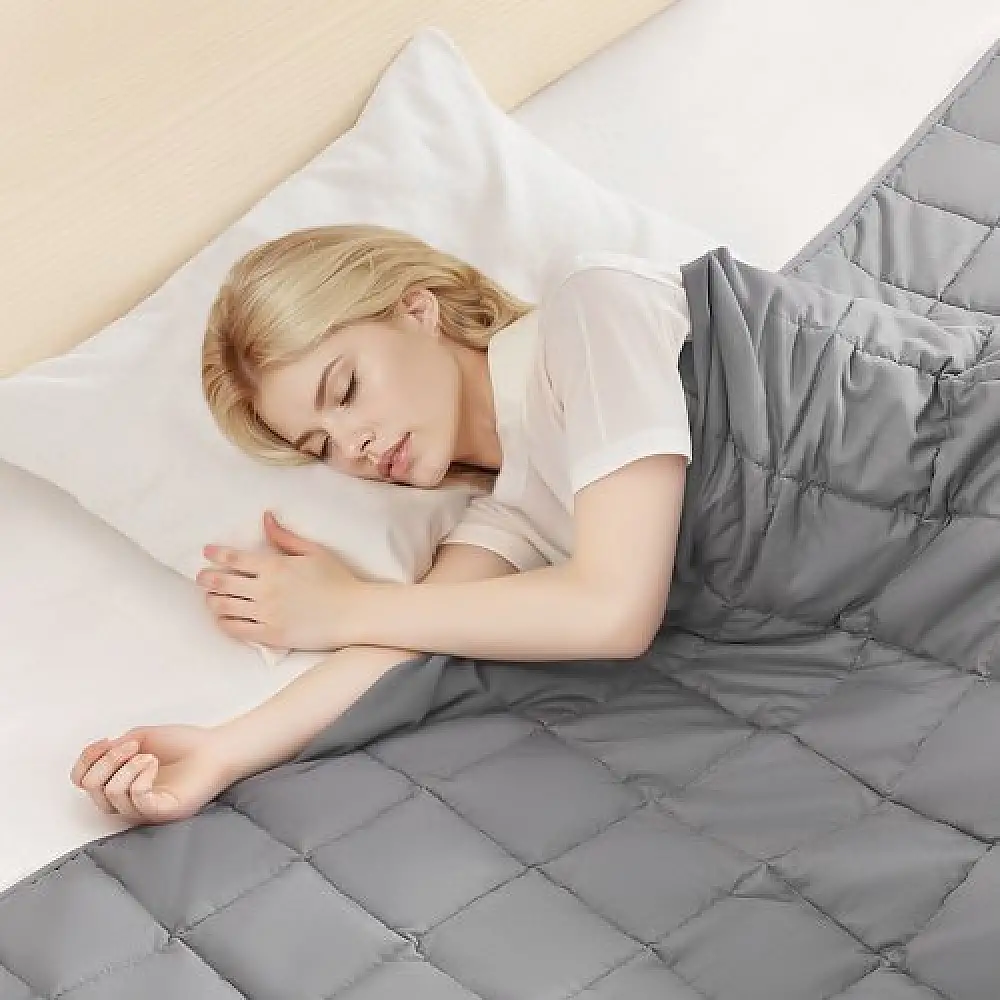 VEVOR Βαρύ Κουβέρτα 25lb 88 x 104" King Size Δροσερή Αναπνεύσιμη JZMTDLBT25LBE74QP001V0