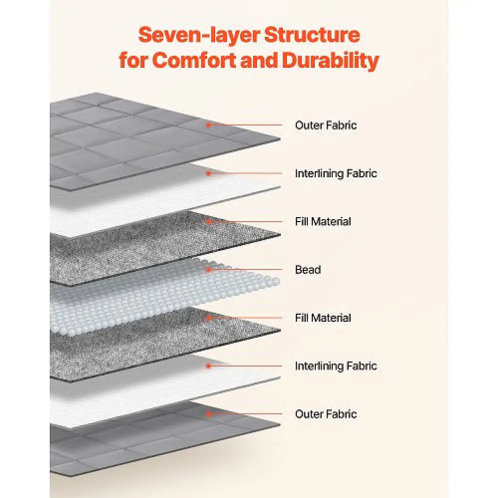 VEVOR Βαρύ Κουβέρτα 25lb 88 x 104" King Size Δροσερή Αναπνεύσιμη JZMTDLBT25LBE74QP001V0