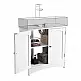 Ντουλάπι Νιπτήρα 60 x 60 x 30 cm Songmics BBC01WT Ντουλάπι Νιπτήρα 60 x 60 x 30 cm Songmics BBC01WT
