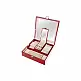 Κοσμηματοθήκη - Μπιζουτιέρα 25.5 x 25.5 x 9 cm Χρώματος Κόκκινο SPM 8891