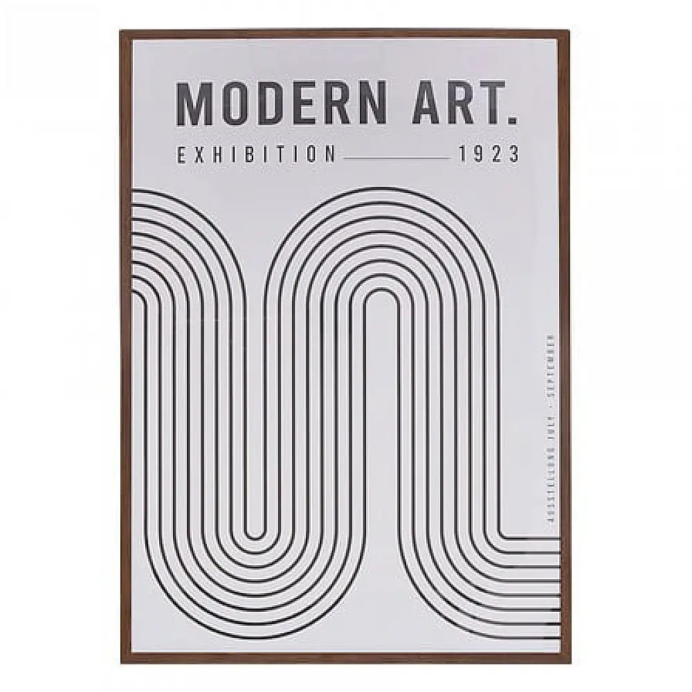 Atmosphera Πίνακας Poster Frame Art ADEM 50x70 εκ. – Συλλογή Sky Lounge 206459A