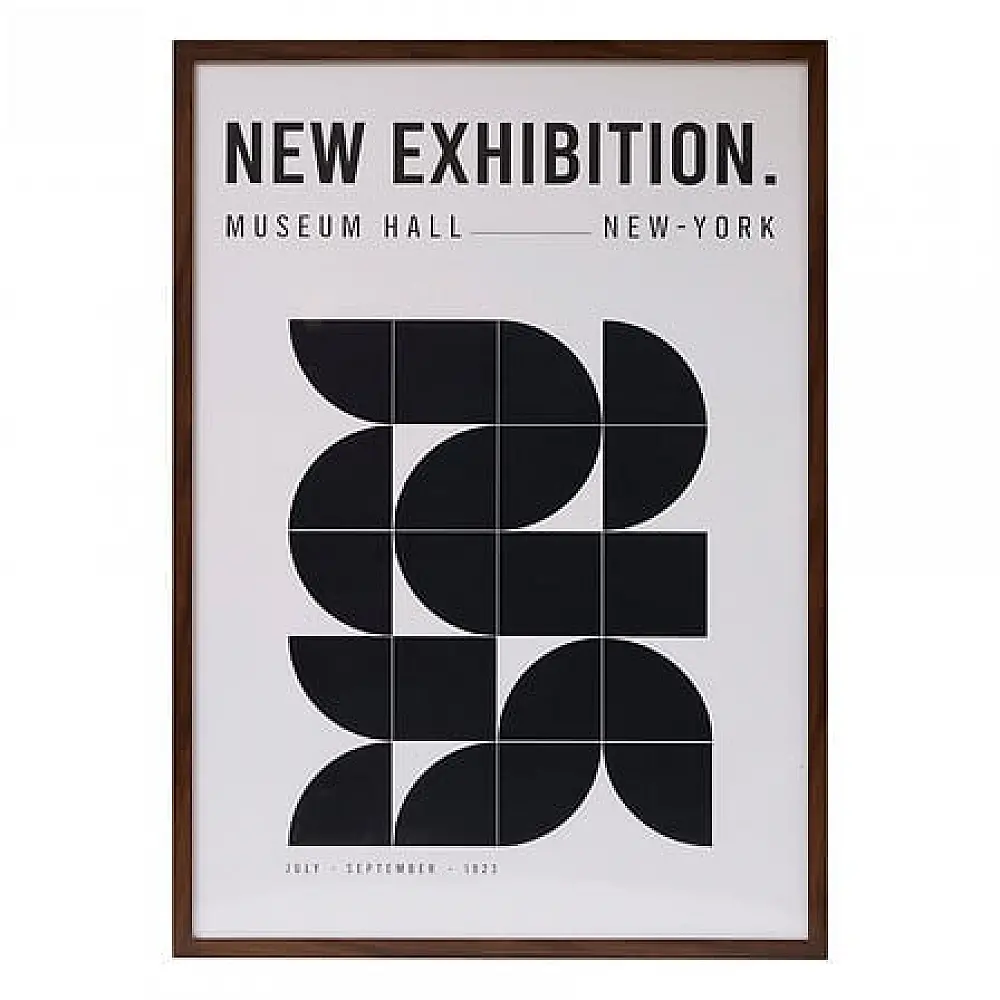 Atmosphera Πίνακας Poster Frame Museum ADEM 50x70 εκ. – Συλλογή Sky Lounge 206459B