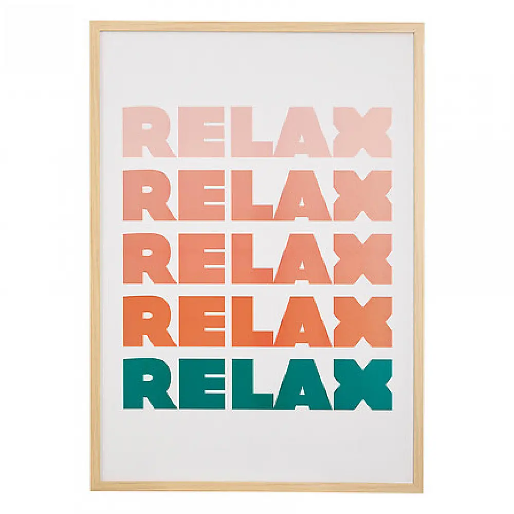 Atmosphera Πίνακας Poster Frame Relax DARIUS 50x70 εκ. – Συλλογή Modern Flow 206434B