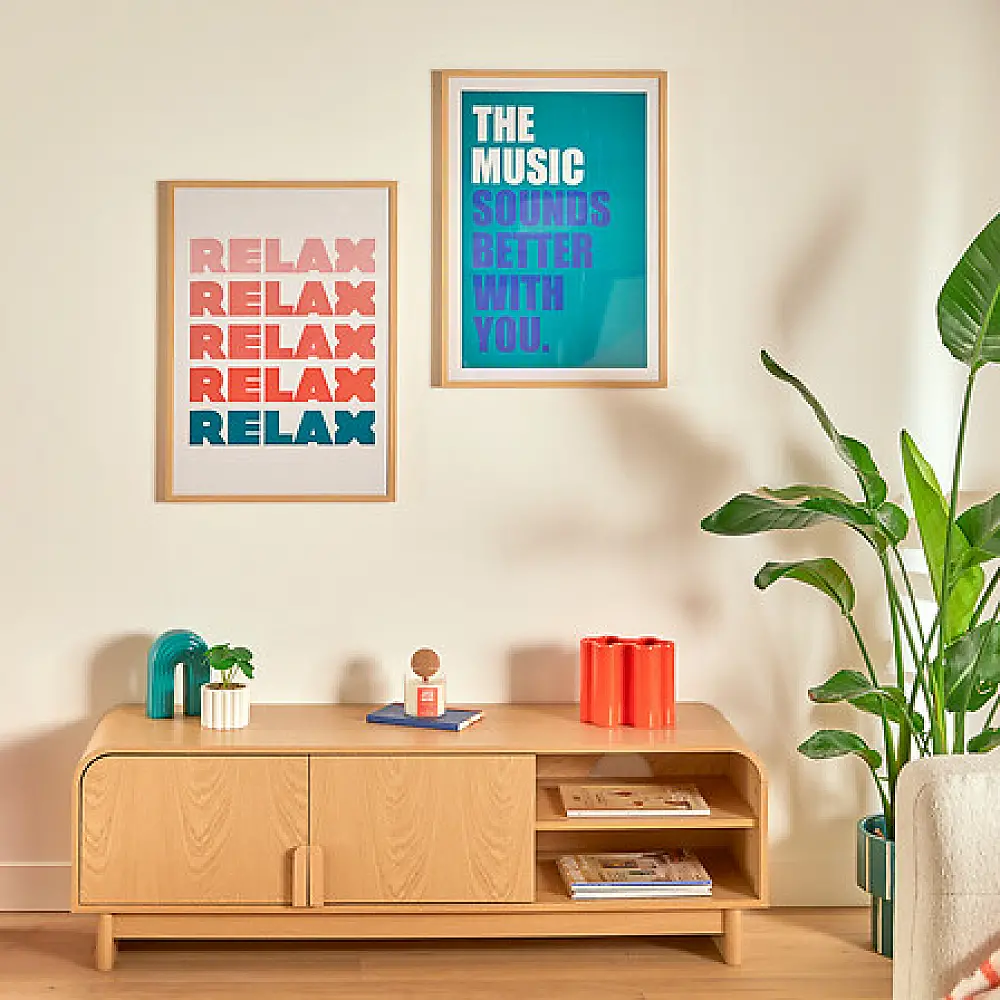 Atmosphera Πίνακας Poster Frame Relax DARIUS 50x70 εκ. – Συλλογή Modern Flow 206434B