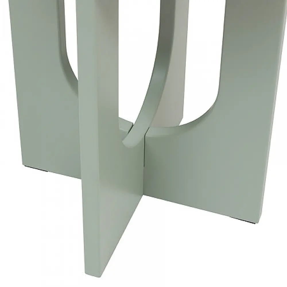 Atmosphera Τραπεζάκι Σαλονιού Bloom – Ø40 εκ., Patina Green 206046D