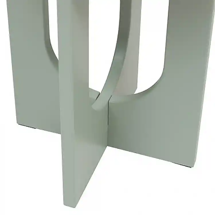 Atmosphera Τραπεζάκι Σαλονιού Bloom – Ø40 εκ., Patina Green 206046D