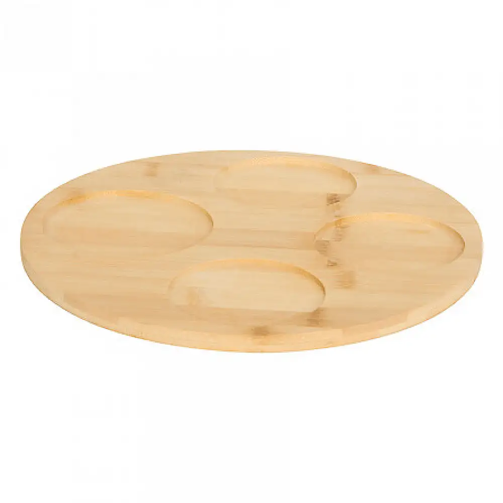 Secret De Gourmet Σετ 4 Τεμαχίων Chéri Cherry με Δίσκο Μπαμπού 207278