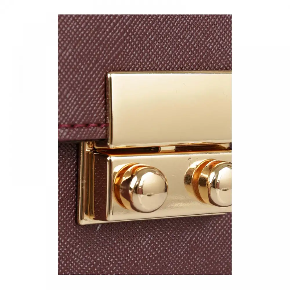 Γυναικεία Τσάντα Ώμου με Αλυσίδα Χρώματος Μπορντό Beverly Hills Polo Club 657BHP0856