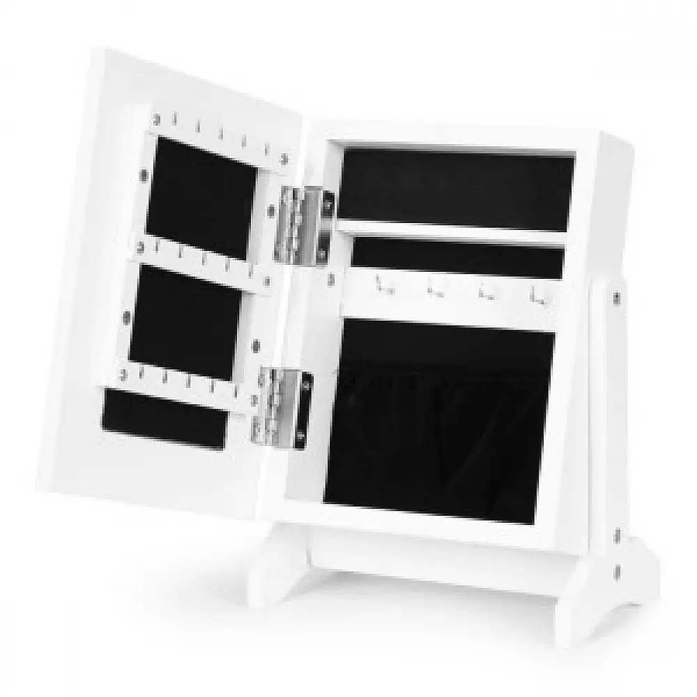 ModernHome Κουτί οργάνωσης κοσμημάτων με καθρέφτη FH-JC0120