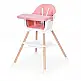 ECOTOYS Καρεκλάκι φαγητού για παιδιά 2 σε 1 ροζ HC508-Pink
