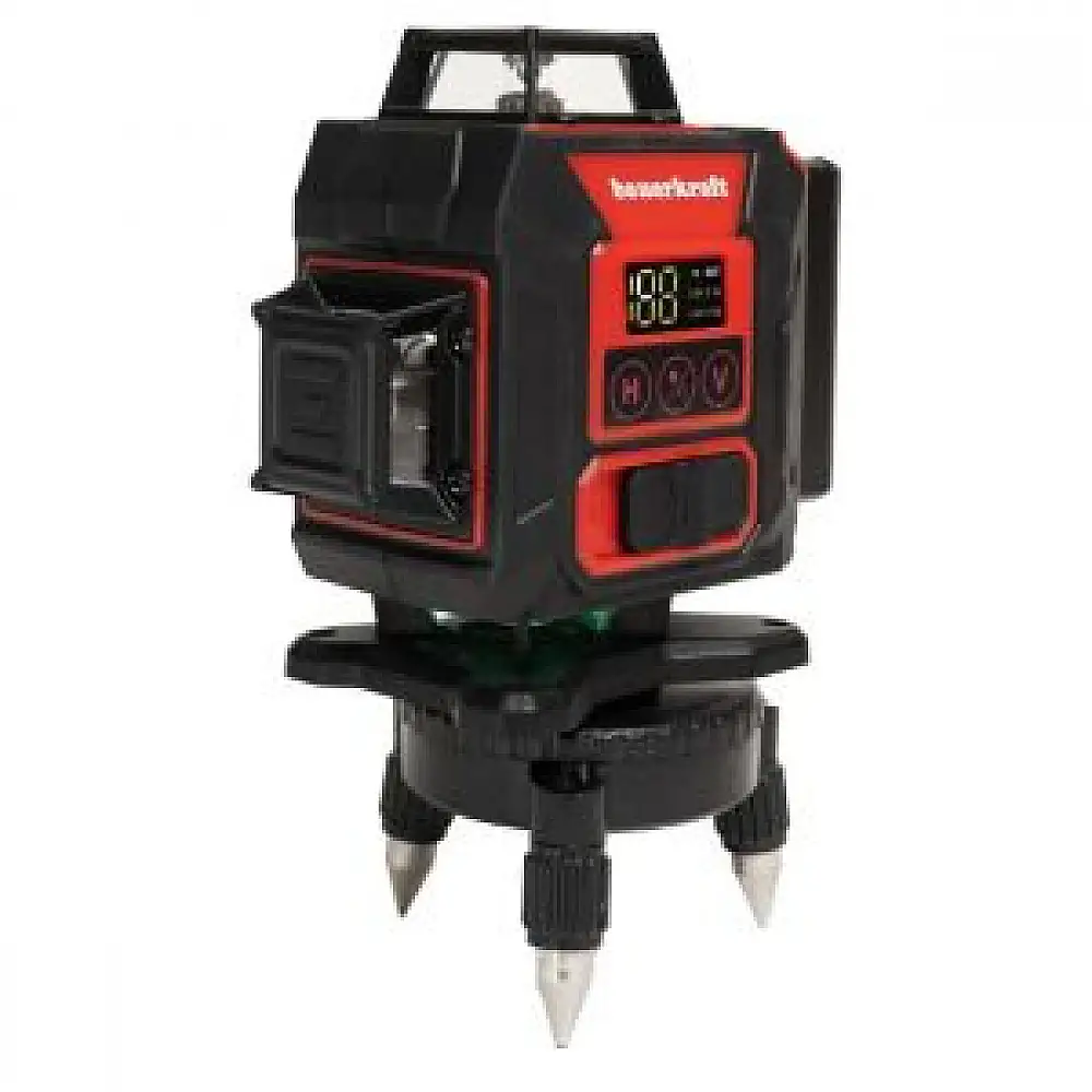 Multistore Επίπεδο laser επιπέδου πράσινο σταυροειδές laser 360° 4D 16 γραμμών H-047