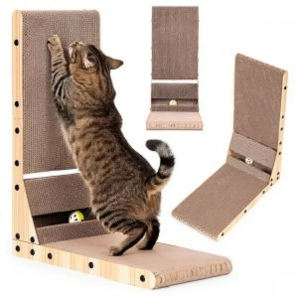 Petsi Γωνιακό Ονυχοδρόμιο γάτας με παιχνίδι TP-1056