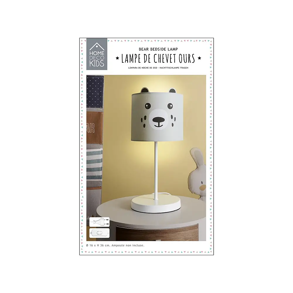 Παιδικό Φωτιστικό Αρκουδάκι 16 x 36 x 16cm Γκρι LA00121 Home Deco Kids Παιδικό Φωτιστικό Αρκουδάκι 16 x 36 x 16cm Γκρι LA00121 Home Deco Kids