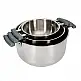Σετ Κατσαρολών All-in-One X3 Easy Storage 17/21/25cm - Inox KC5228 Cook Concept