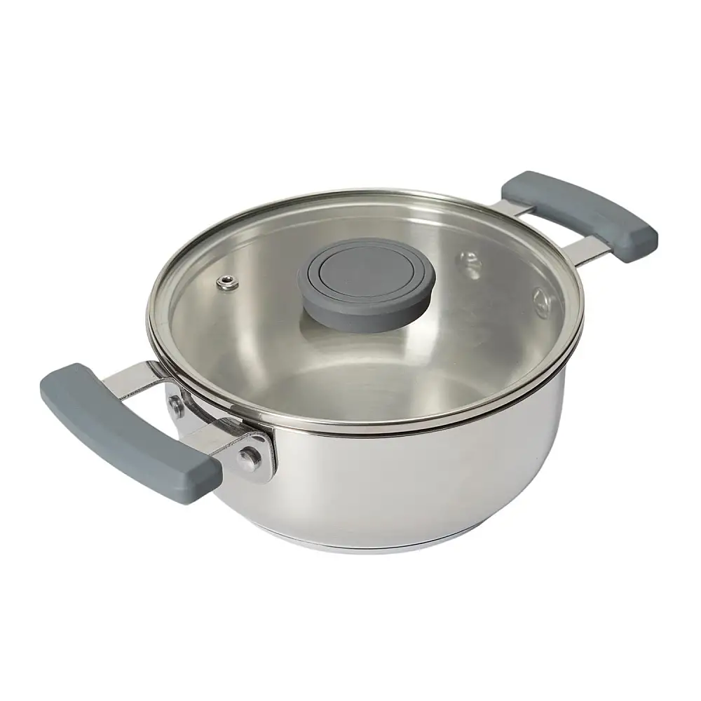 Σετ Κατσαρολών All-in-One X3 Easy Storage 17/21/25cm - Inox KC5228 Cook Concept