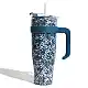 Θερμός Μεταλλικός 560ml Line Take Away Fleur - Μπλε KA0439-Blue Cook Concept