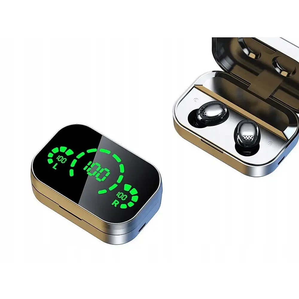 Verk Group Ασύρματα Ενδοακουστικά Bluetooth με LED Θήκη Φόρτισης και Μικρόφωνο 5907451375006 Verk Group Ασύρματα Ενδοακουστικά Bluetooth με LED Θήκη Φόρτισης και Μικρόφωνο 5907451375006