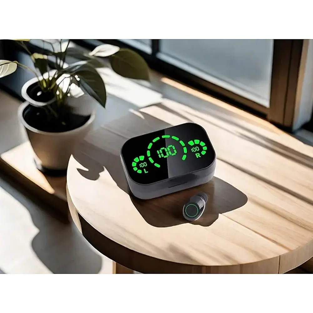 Verk Group Ασύρματα Ενδοακουστικά Bluetooth με LED Θήκη Φόρτισης και Μικρόφωνο 5907451375006 Verk Group Ασύρματα Ενδοακουστικά Bluetooth με LED Θήκη Φόρτισης και Μικρόφωνο 5907451375006