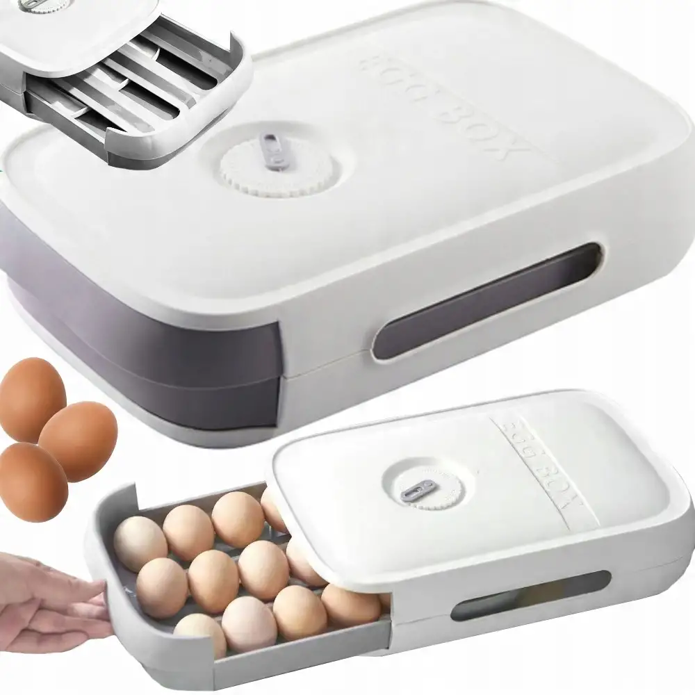 Verk Group Δοχείο Οργάνωσης Αυγών για Ψυγείο με Συρτάρι -Τυχαία επιλογή χρωμάτων 5907451374634