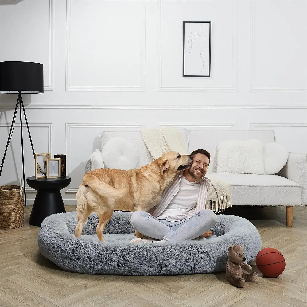 Κρεβάτι Μαξιλάρι για Κατοικίδια XXL 150 x 20 x 80 cm - Γκρι AN00051 The Concept Factory