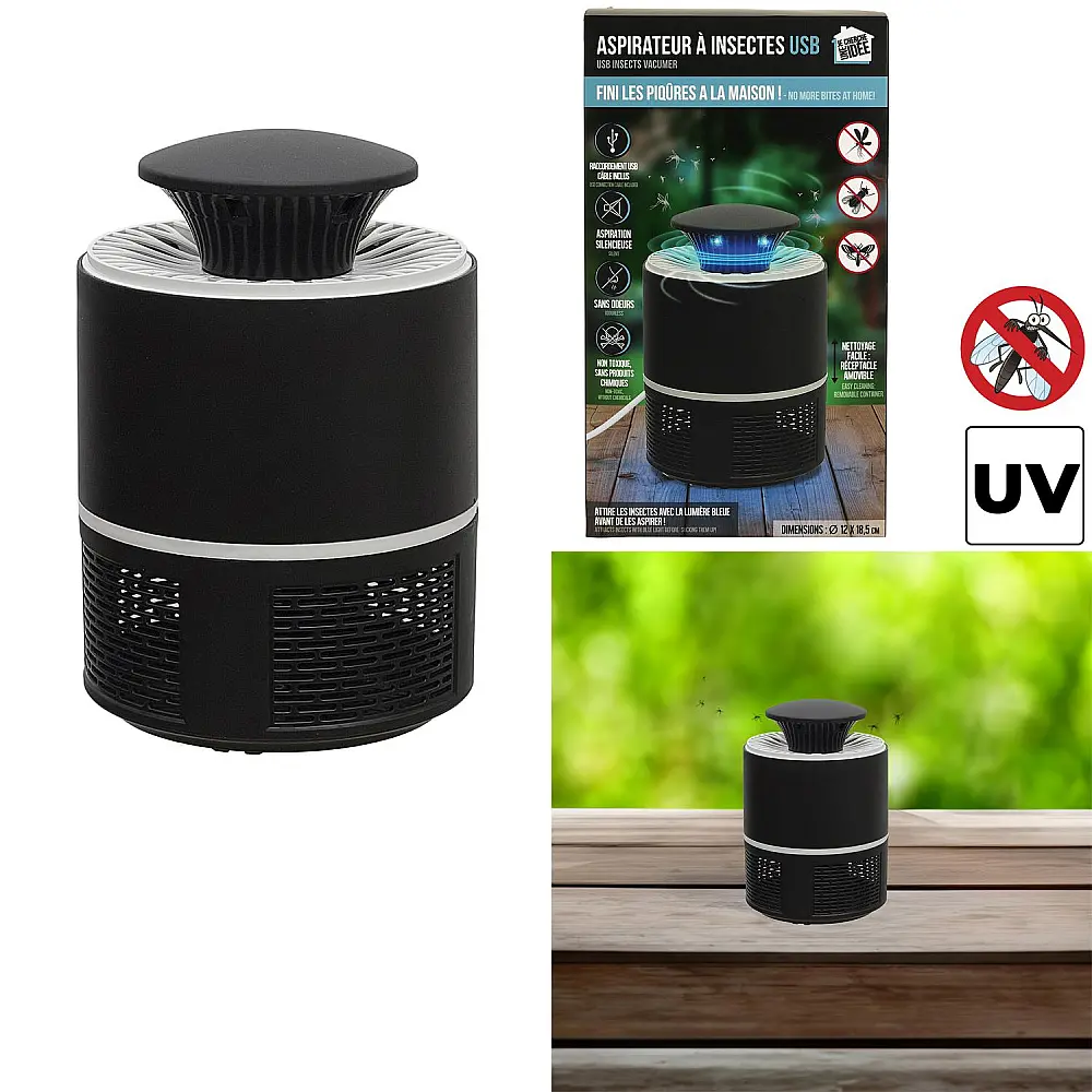Συσκευή Παγίδας Κουνουπιών LED 12 x 18,5 x 12 cm M8DI0053 JE CHERCHE UNE IDEE
