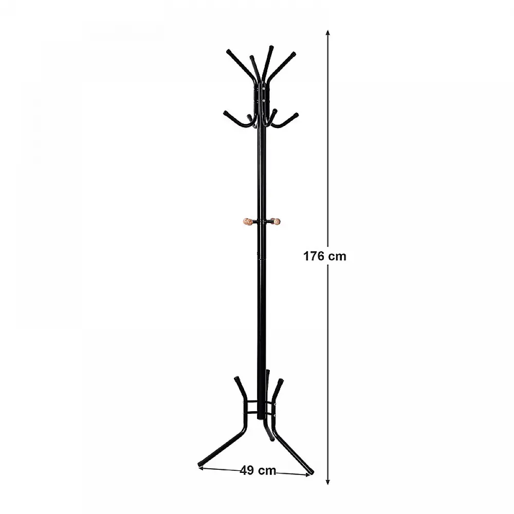 Μεταλλικός Καλόγερος 49 x 176 cm Songmics RCR17B