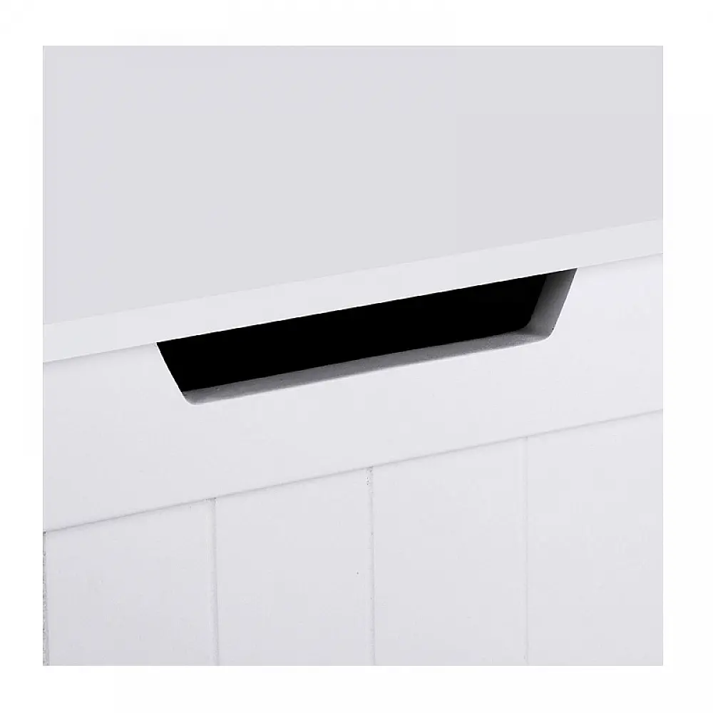 Ξύλινος Πάγκος Αποθήκευσης 76 x 40 x 48 cm Songmics LHS11WTV1 Ξύλινος Πάγκος Αποθήκευσης 76 x 40 x 48 cm Songmics LHS11WTV1