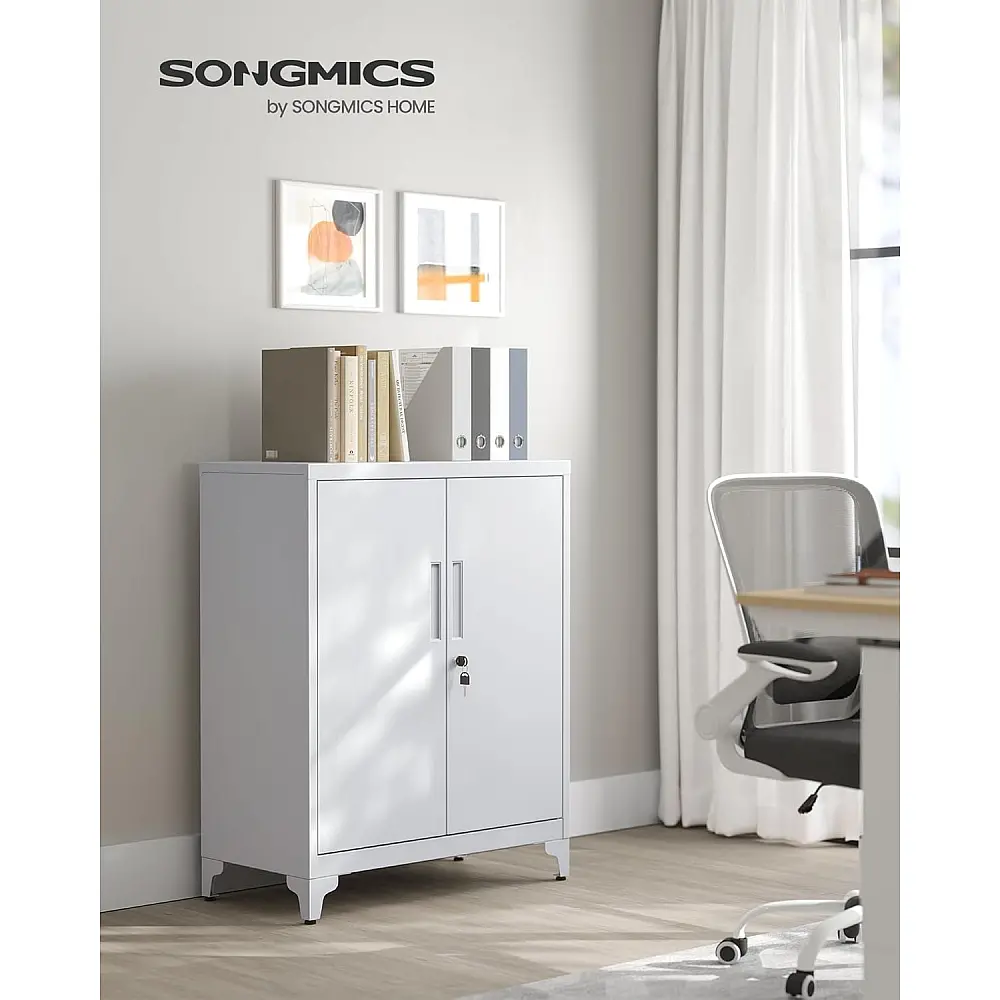 SONGMICS Πολυχρηστική Nτουλάπα Γραφείου 40 x 80 x 90 cm με Μοντέρνο Σχεδιασμό OMC013G01