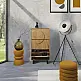 Home Deco Factory Παπουτσοθήκη CALYPSO - Καφέ και Μαύρο 60 x 115 x 24 HD0429