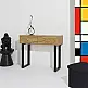 Home Deco Factory Κονσόλα CALYPSO με 2 Συρτάρια 100 x 80 x 35 HD0431