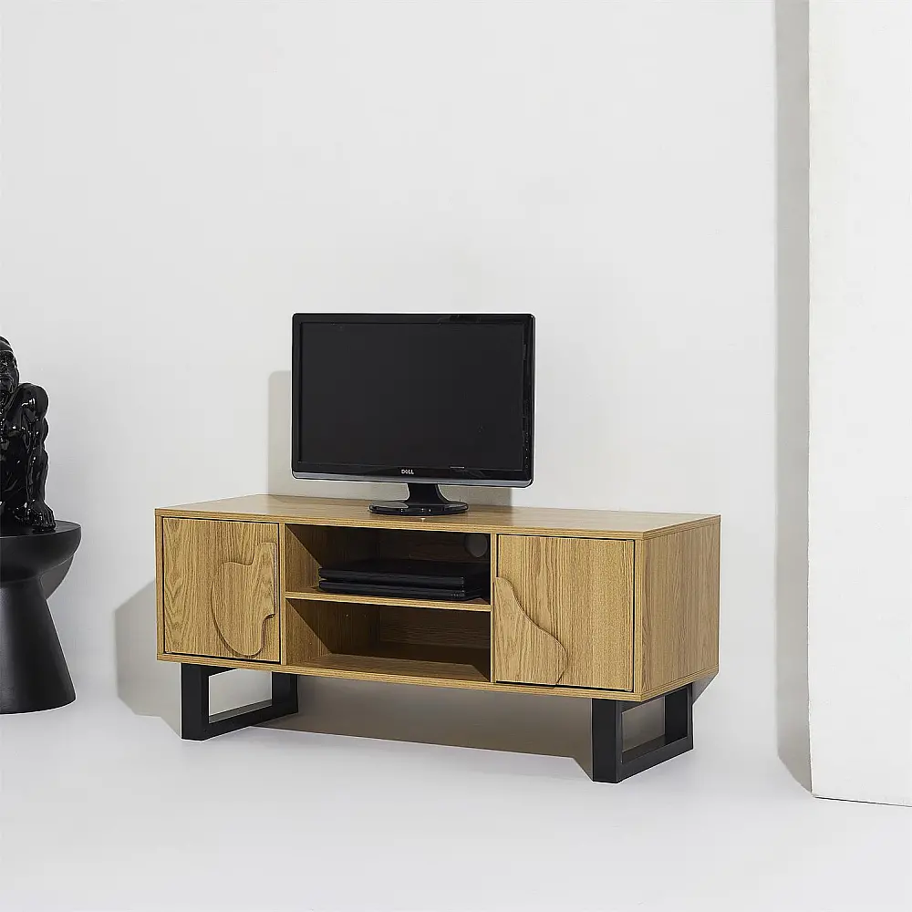 Home Deco Factory Ξύλινο και Μεταλλικό Έπιπλο TV CALYPSO 110 x 48 x 40 HD0434