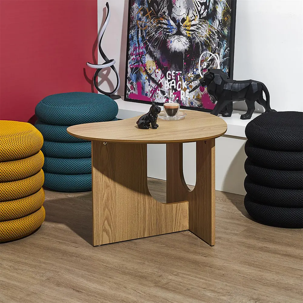 Home Deco Factory Τραπέζι CALYPSO 60 x 42 x 48 μοντέρνο HD0436