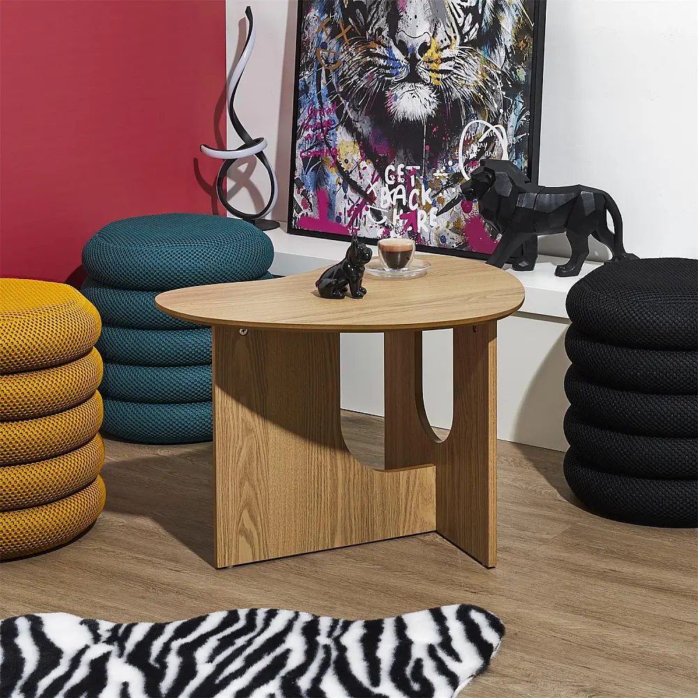 Home Deco Factory Τραπέζι CALYPSO 60 x 42 x 48 μοντέρνο HD0436