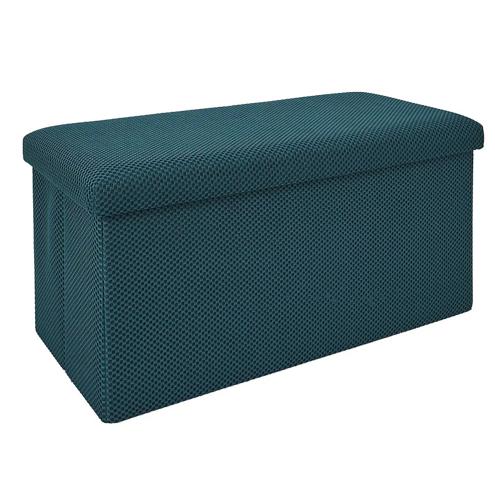 Home Deco Factory Πτυσσόμενο Μπλε Κουτί Αποθήκευσης ATOME 76 x 38 x 38 HD0467