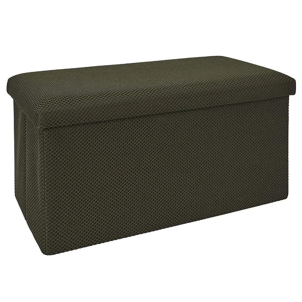 Home Deco Factory Πτυσσόμενος Αποθηκευτικός Κύβος ATOME Kaki 77 x 38 x 38 HD0470