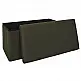 Home Deco Factory Πτυσσόμενος Αποθηκευτικός Κύβος ATOME Kaki 77 x 38 x 38 HD0470
