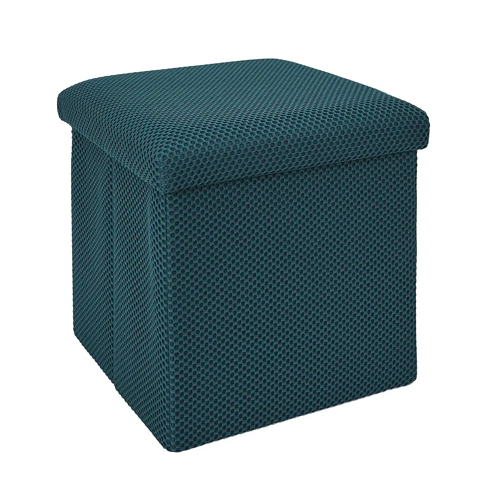 Home Deco Factory Πτυσσόμενο Κουτί Αποθήκευσης ATOME Μπλε 38 x 38 x 38 HD0504