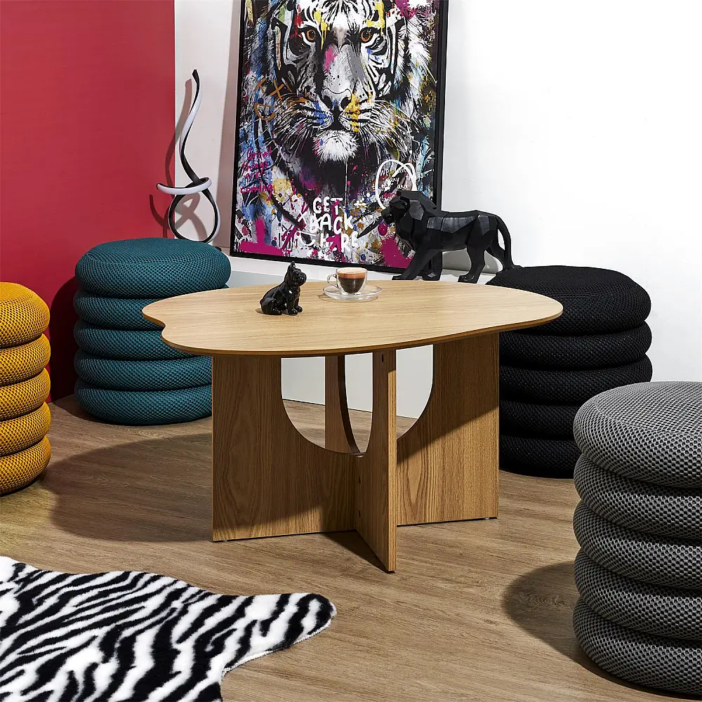 Home Deco Factory Τραπεζάκι Σαλονιού MDF 80 x 42 x 60 HD7388