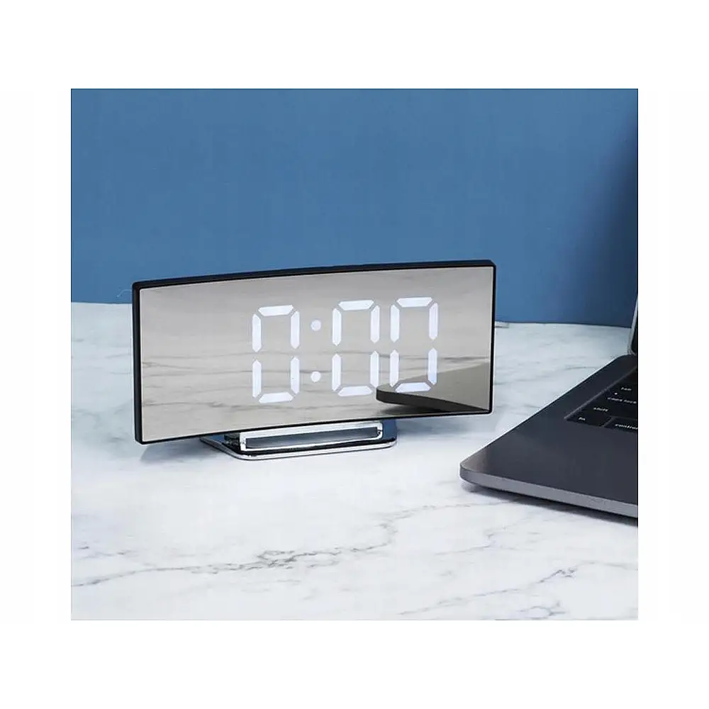 Verk Group Ψηφιακό Ρολόι Ξυπνητήρι Ηλεκτρονικό LED με Θερμόμετρο 5907451342534