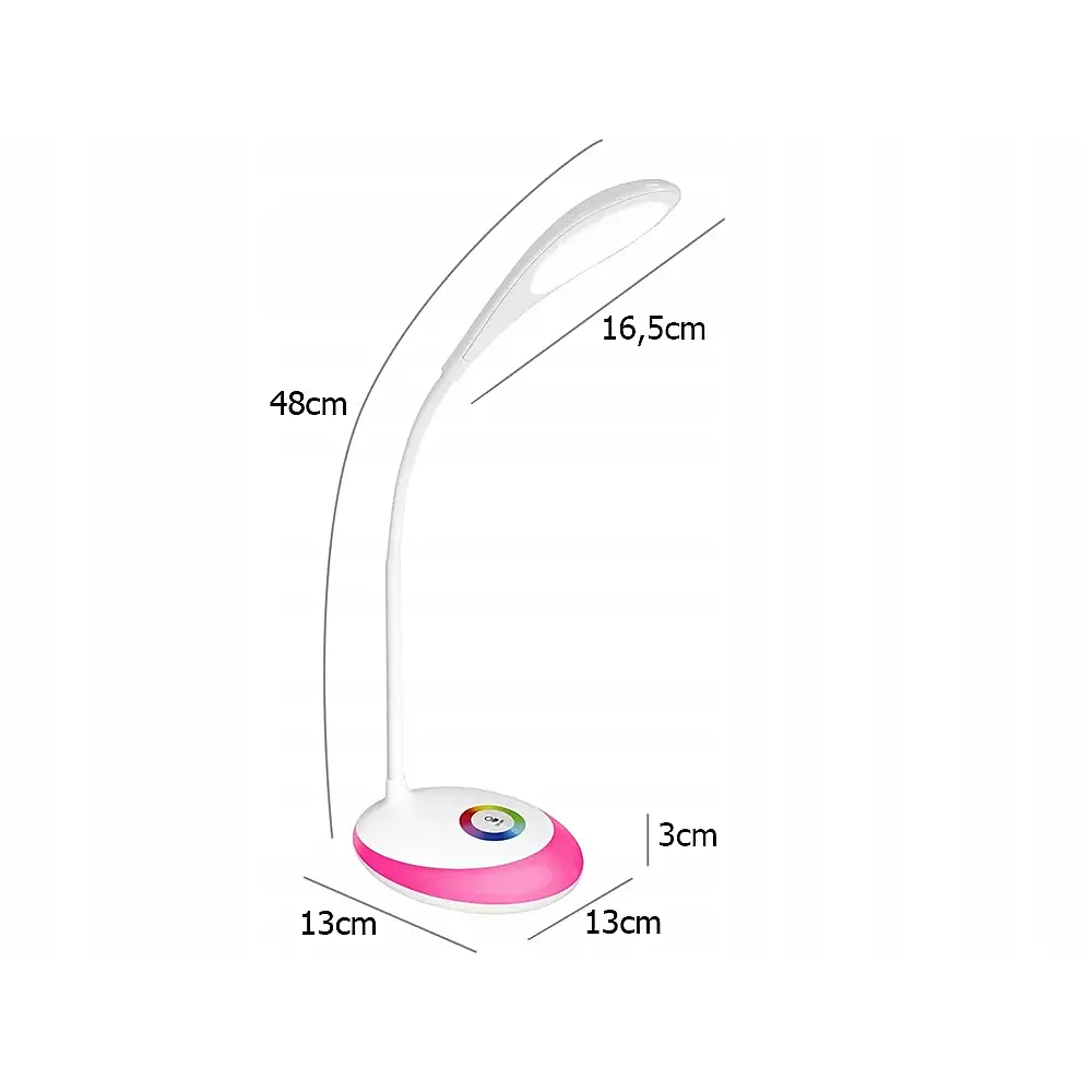 Verk Group Λάμπα Γραφείου LED RGB με 256 Χρώματα 5907451333303