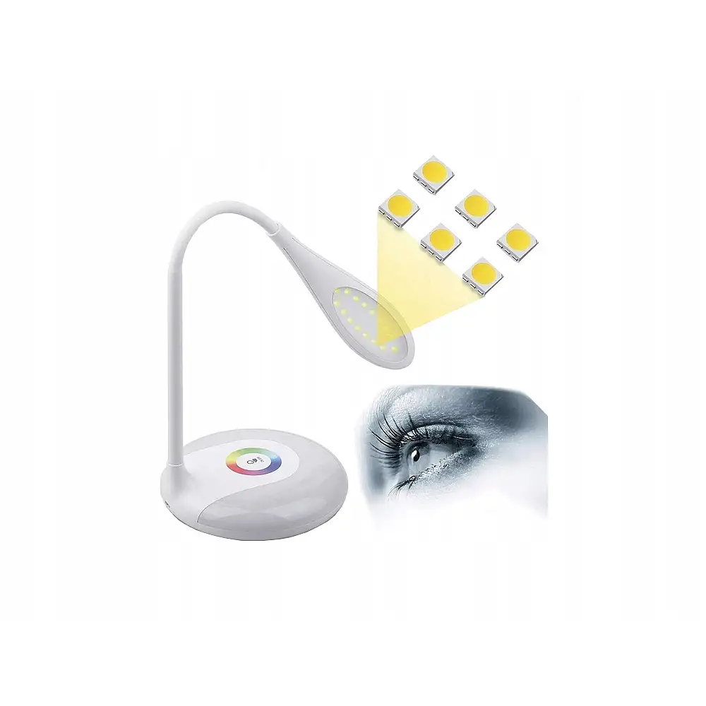 Verk Group Λάμπα Γραφείου LED RGB με 256 Χρώματα 5907451333303