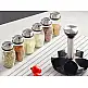 Verk Group Περιστρεφόμενο Οργανωτής Μπαχαρικών με 6 Γυάλινα Δοχεία για Μπαχαρικά & Αλάτι 5907451363508