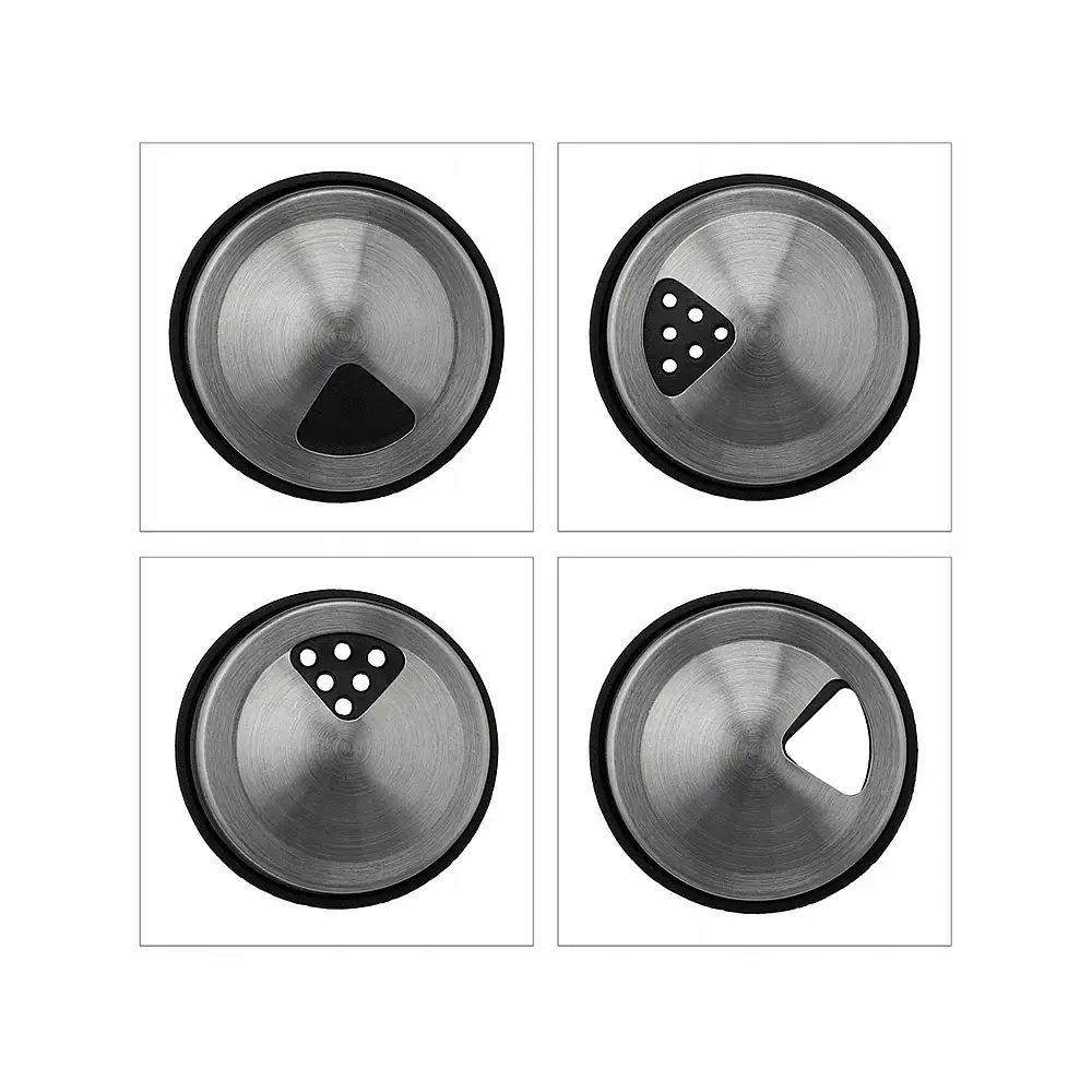 Verk Group Περιστρεφόμενο Οργανωτής Μπαχαρικών με 6 Γυάλινα Δοχεία για Μπαχαρικά & Αλάτι 5907451363508