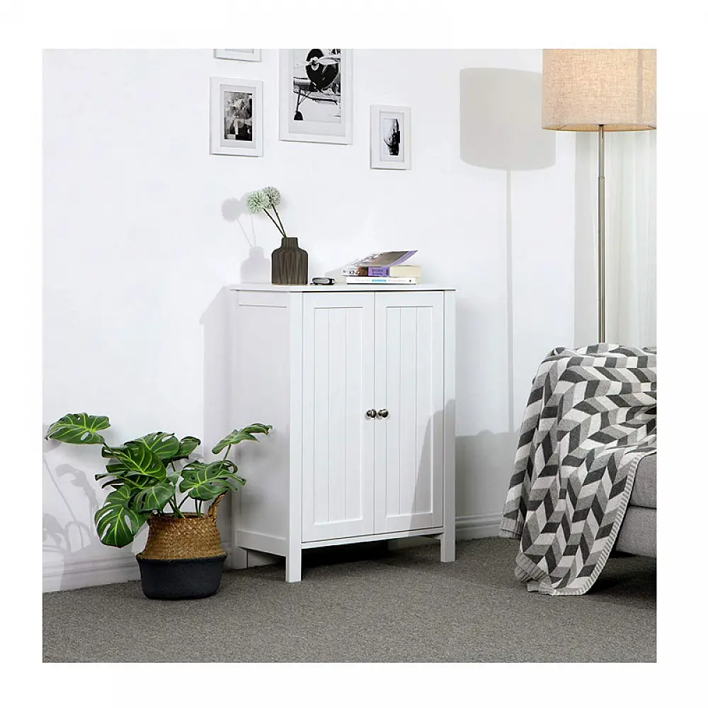 Ντουλάπι Μπάνιου 60 x 30 x 80 cm VASAGLE BCB60W Ντουλάπι Μπάνιου 60 x 30 x 80 cm VASAGLE BCB60W