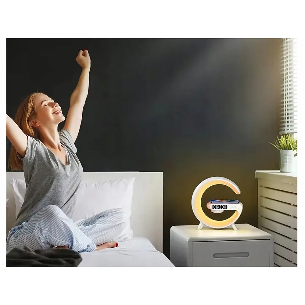 Verk Group Ρολόι Ξυπνητήρι με Induction Φόρτιση, Ηχείο, Ραδιόφωνο & LED Φωτισμό RGB για Gaming 5907451362297 Verk Group Ρολόι Ξυπνητήρι με Induction Φόρτιση, Ηχείο, Ραδιόφωνο & LED Φωτισμό RGB για Gaming 5907451362297