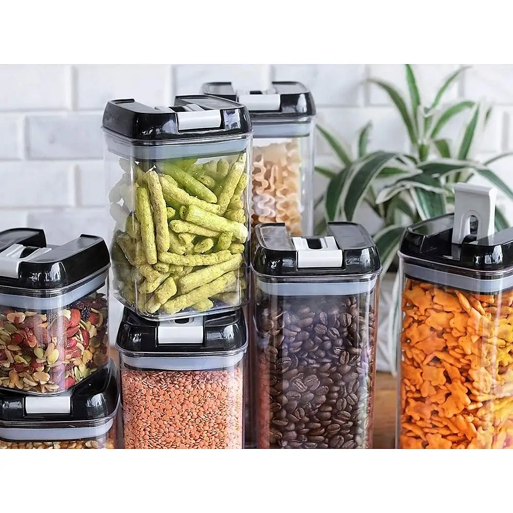 Verk Group Σετ 4 Δοχείων Κουζίνας για Ζυμαρικά με Αεροστεγές Κλείσιμο 5907451374276