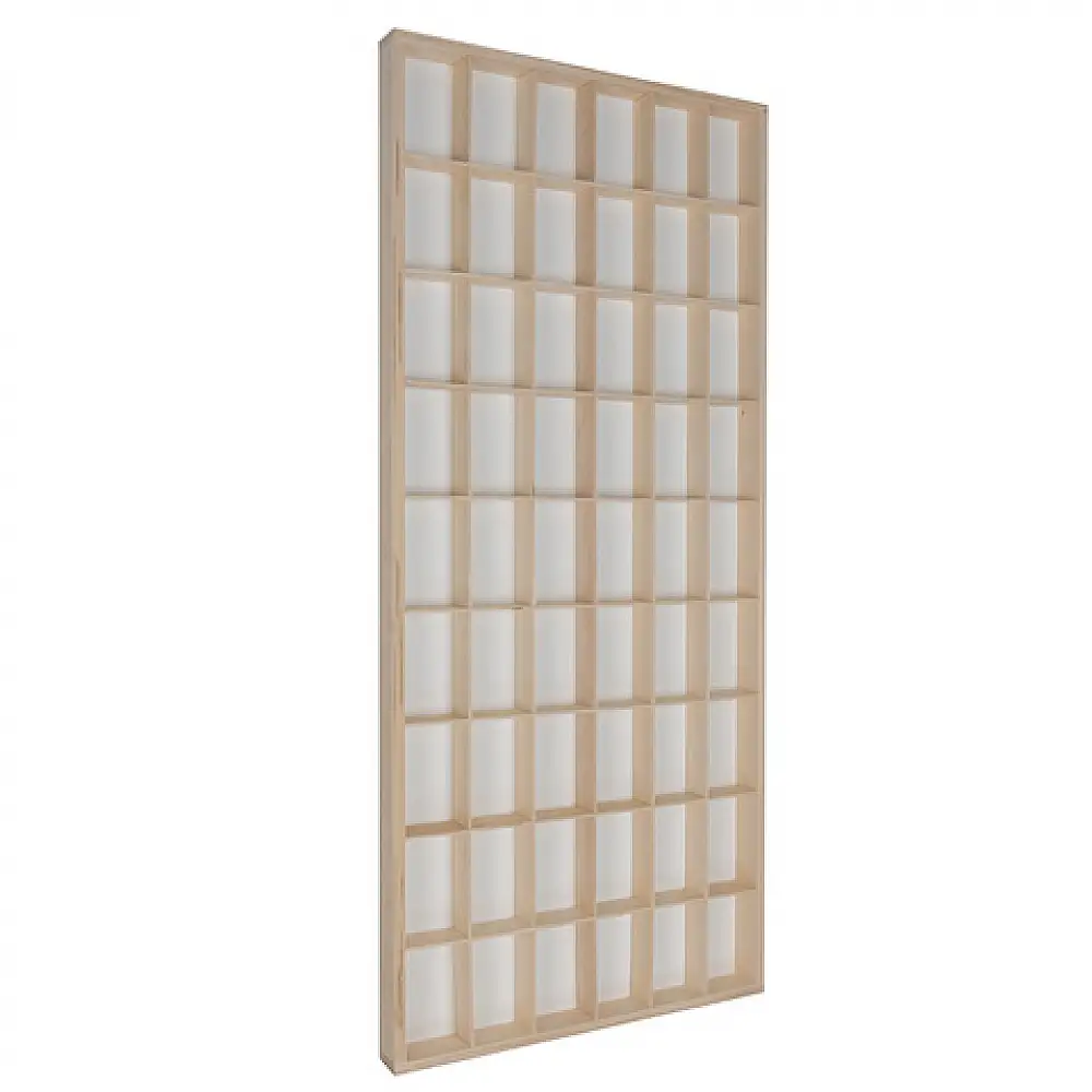 Kruzzel Ραφιέρα από Ξύλο με 54 Θέσεις για Μικρές Κούκλες – Ασφαλής, Στιλάτη και Εύκολη στη Συναρμολόγηση 26969